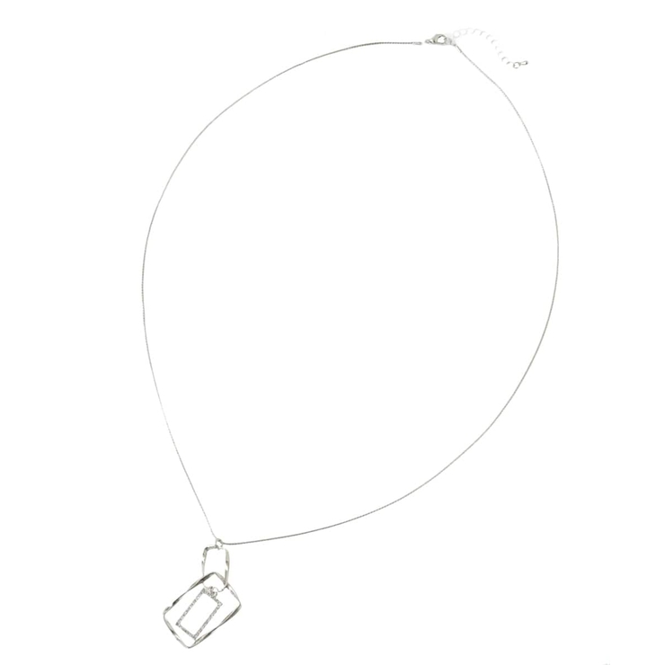 スクエアビジューデザインネックレス | eur3 | 詳細画像6 