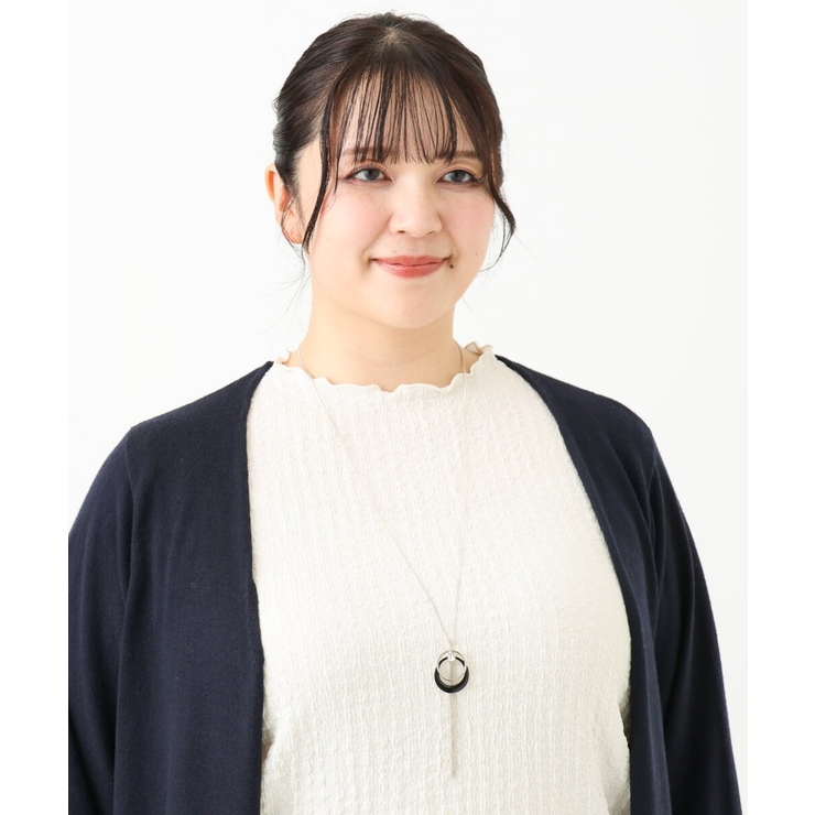 シルバー(96) | 三連リングネックレス | eur3