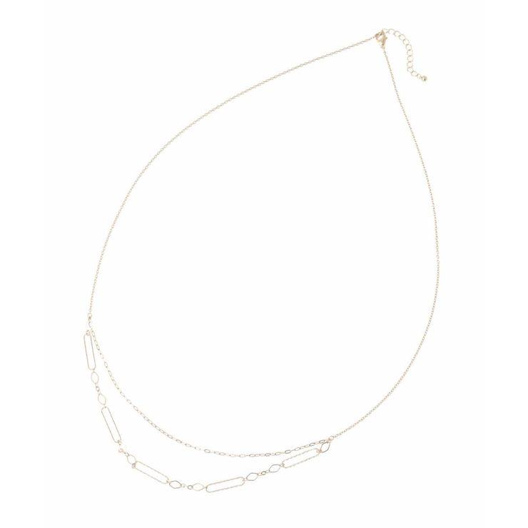 2連デザインチェーンネックレス | eur3 | 詳細画像1 