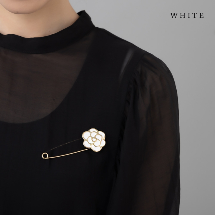 シンプル カメリアモチーフ キルトピン | Jewel vox | 詳細画像4 