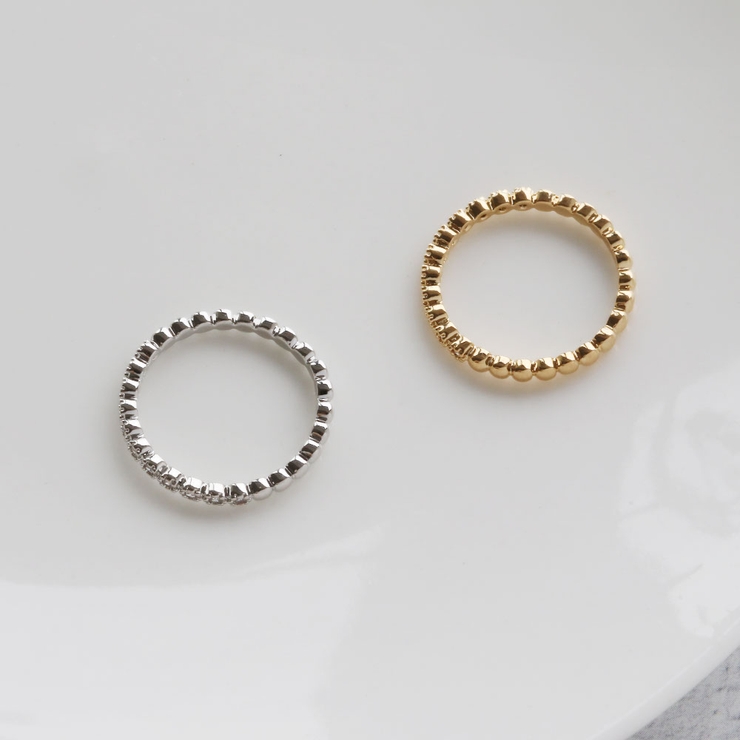 ニッケルフリー キュービックジルコニア 華奢リング | Jewel vox | 詳細画像5 