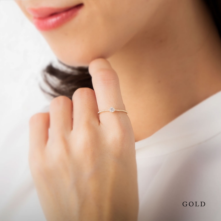 ニッケルフリー 一粒キュービックジルコニア デザインカット | Jewel vox | 詳細画像4 