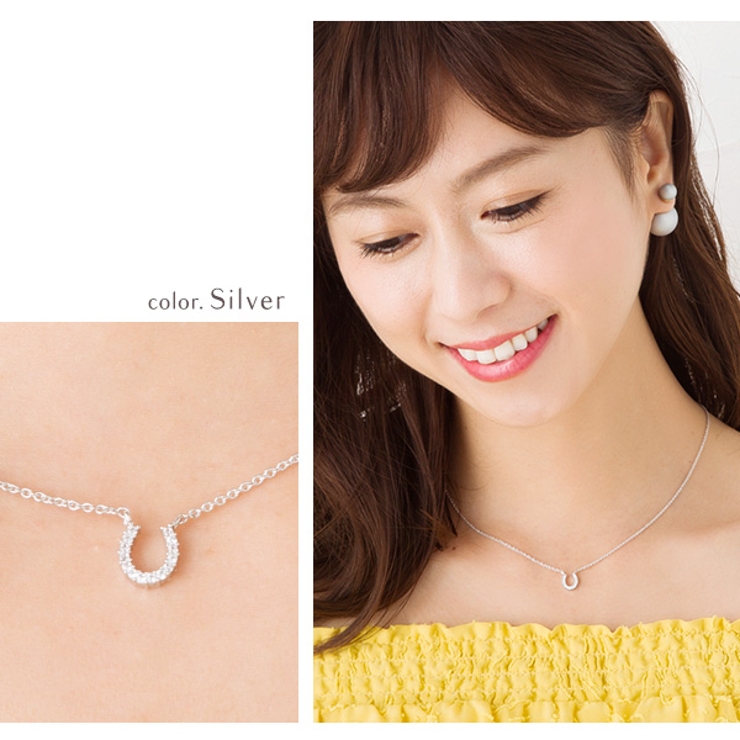 ニッケルフリー 馬蹄モチーフ×キュービックジルコニア ショート | Jewel vox | 詳細画像5 