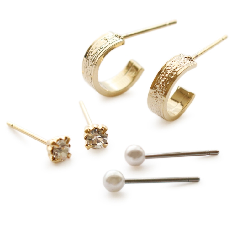 ニッケルフリー チタンポスト パール | Jewel vox | 詳細画像10 