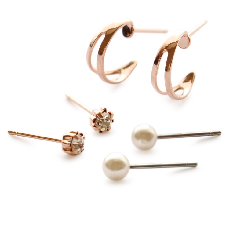 ニッケルフリー チタンポスト パール | Jewel vox | 詳細画像15 