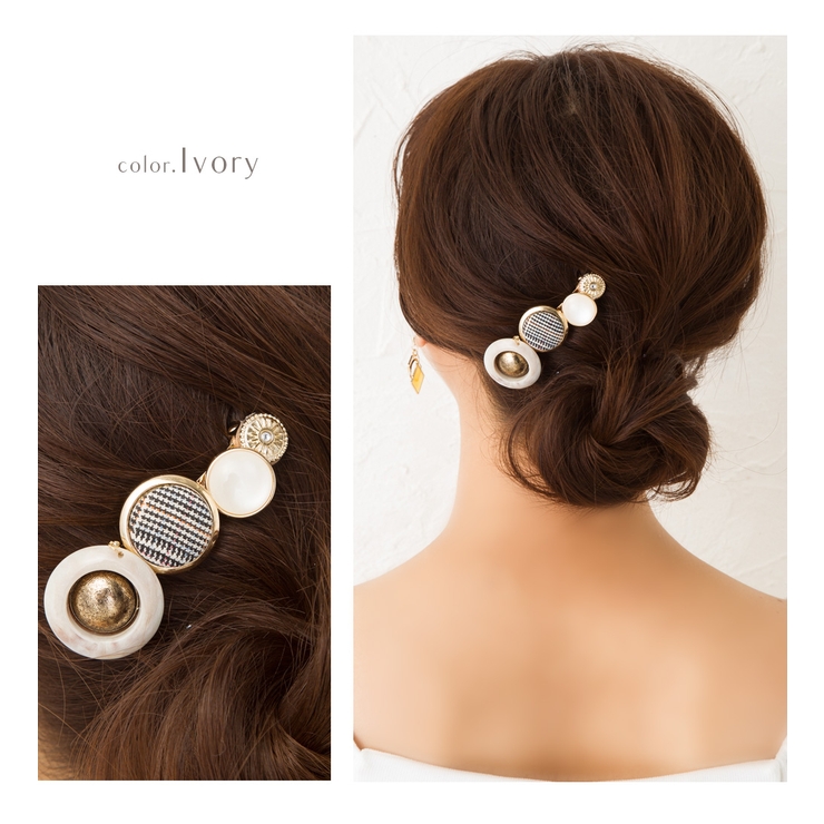 バレッタ 髪留め ヘアアクセ[品番：VX000004731]｜Jewel vox（ジュエル