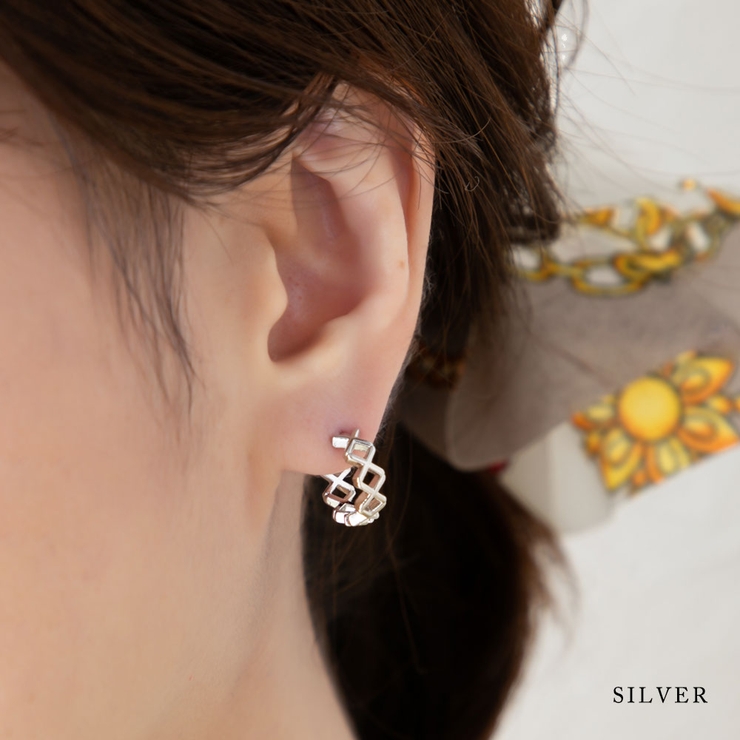 ピアス ワンタッチ フープピアス[品番：VX000005225]｜Jewel vox