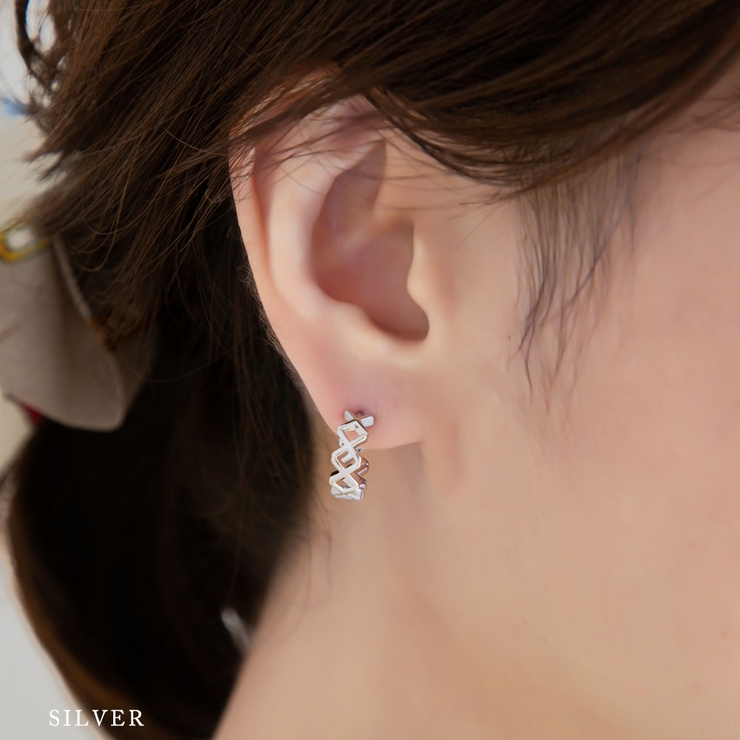ピアス ワンタッチ フープピアス[品番：VX000005225]｜Jewel vox