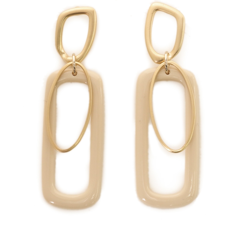 アイボリー | ピアス 金属アレルギー チタンポスト | Jewel vox