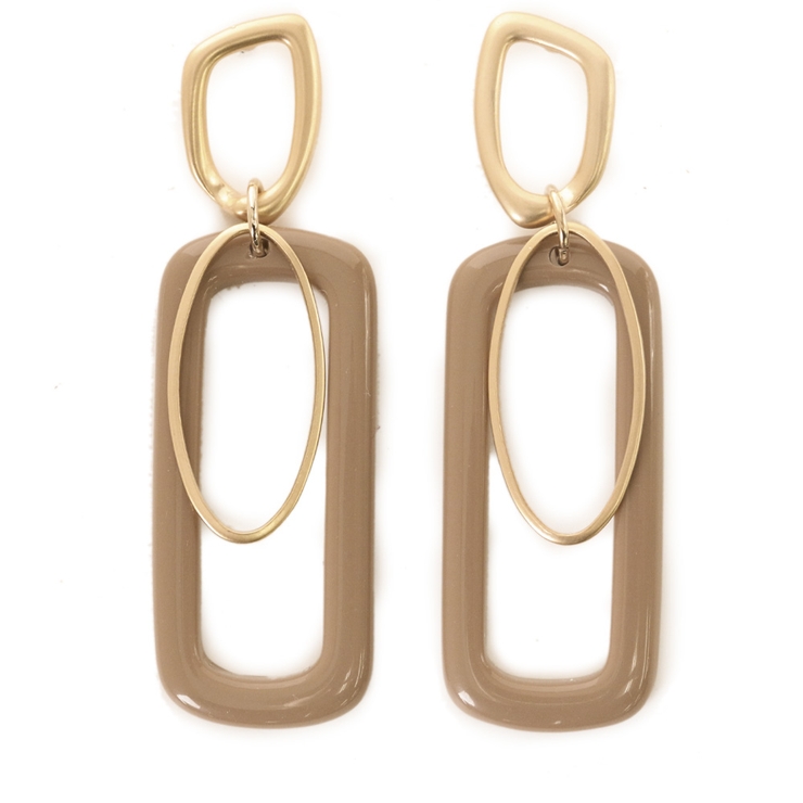 ベージュ | ピアス 金属アレルギー チタンポスト | Jewel vox