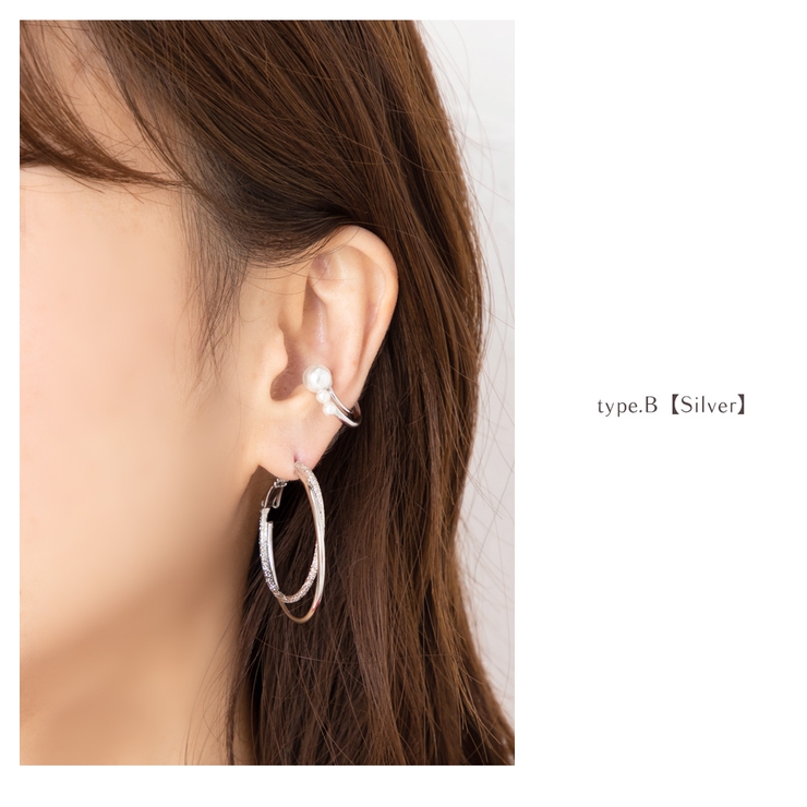 イヤーカフ イヤリング フープイヤリング | Jewel vox | 詳細画像4 