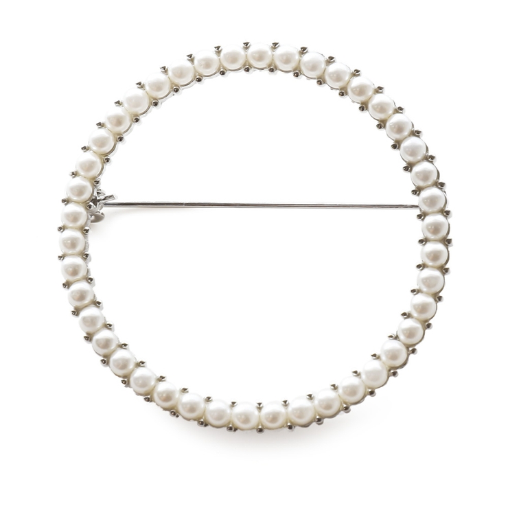 シルバー | ブローチ コサージュ 針 | Jewel vox