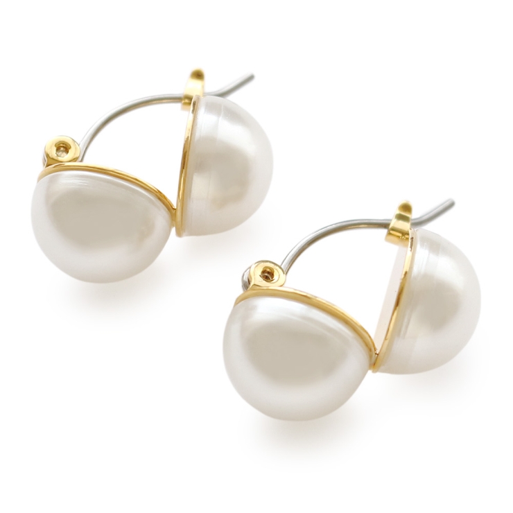 【Mサイズ】ゴールド | ピアス 金属アレルギー チタンポスト | Jewel vox