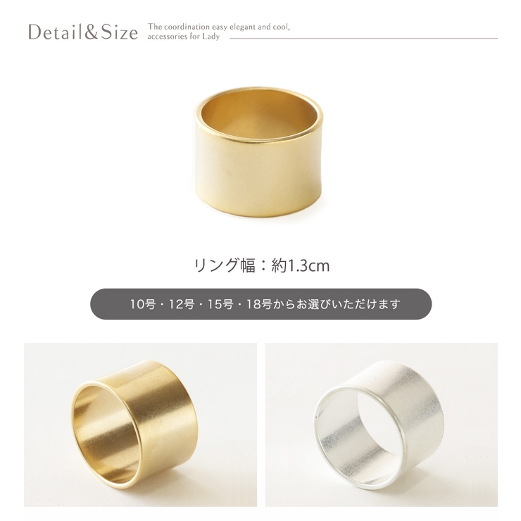 リング 金属アレルギー 18Kコーティング | Jewel vox | 詳細画像6 