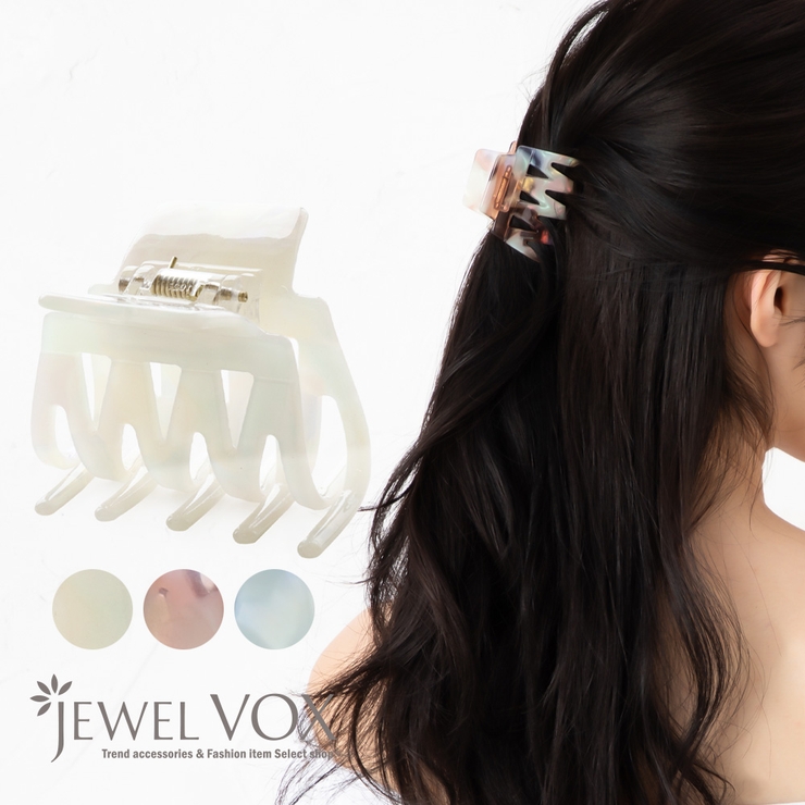ヘアクリップ バンスクリップ ヘアアクセサリー | Jewel vox | 詳細画像1 