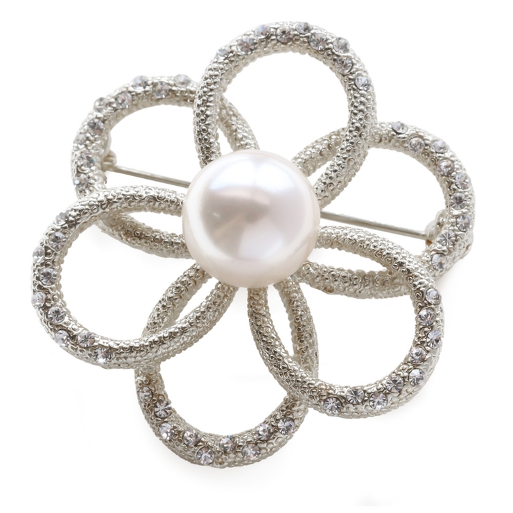 【F】シルバー | ブローチ 卒園式 卒業式 | Jewel vox