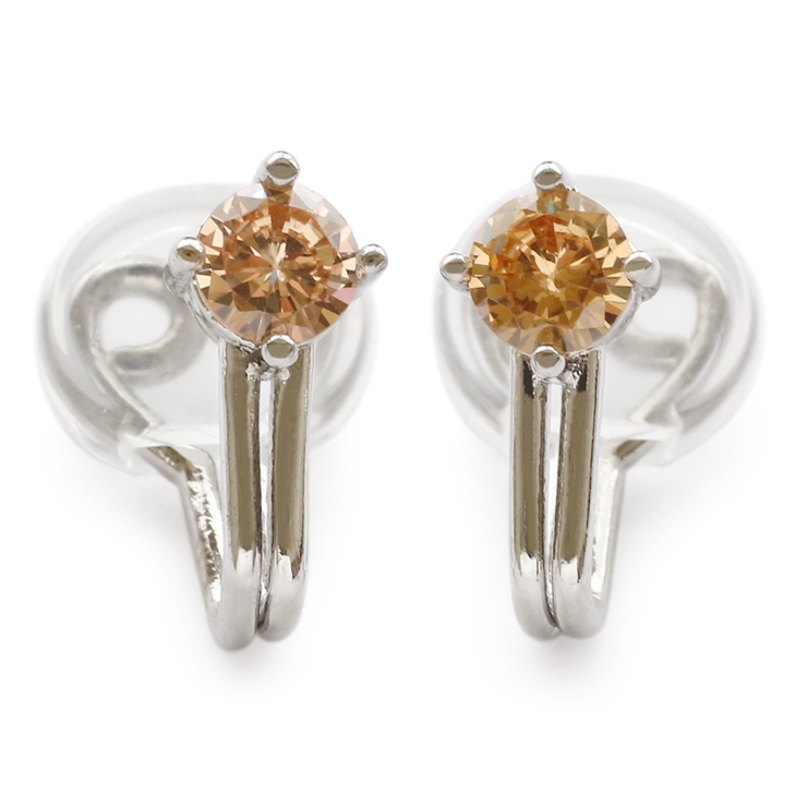 [シルバー]ライトコロラドトパーズ | イヤリング 金属アレルギー 樹脂 | Jewel vox