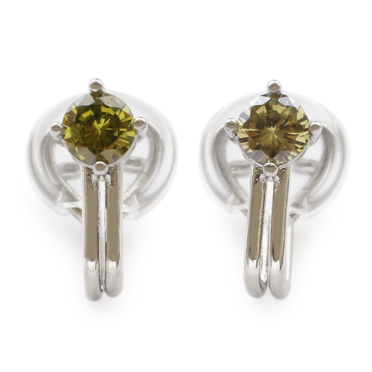 [シルバー]ペリドット | イヤリング 金属アレルギー 樹脂 | Jewel vox