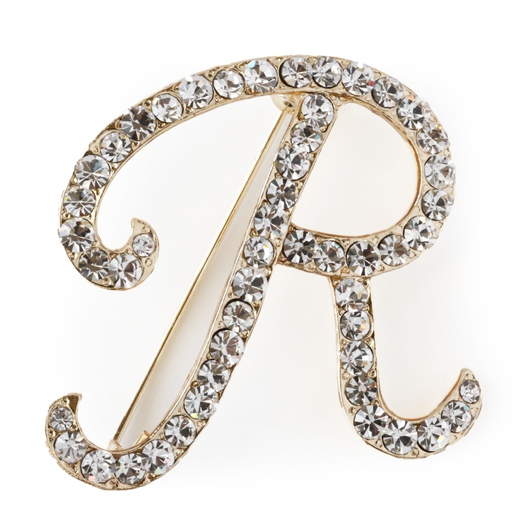 【ストーン】R | ブローチ キルトピン ピン | Jewel vox