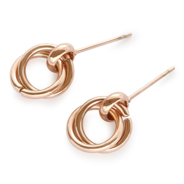 ピンクゴールド | ピアス レディース 金属アレルギー | Jewel vox