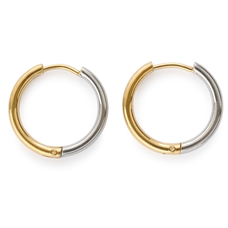 14mm | ピアス フープ ステンレス | Jewel vox