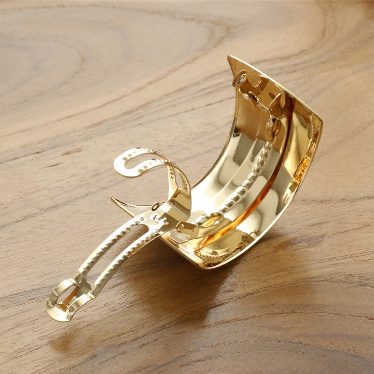 lui jewelryルイジュエリー バレッタ 超美品☆lui jewelry☆chocolate☆バレッタ☆ルイジュエリー