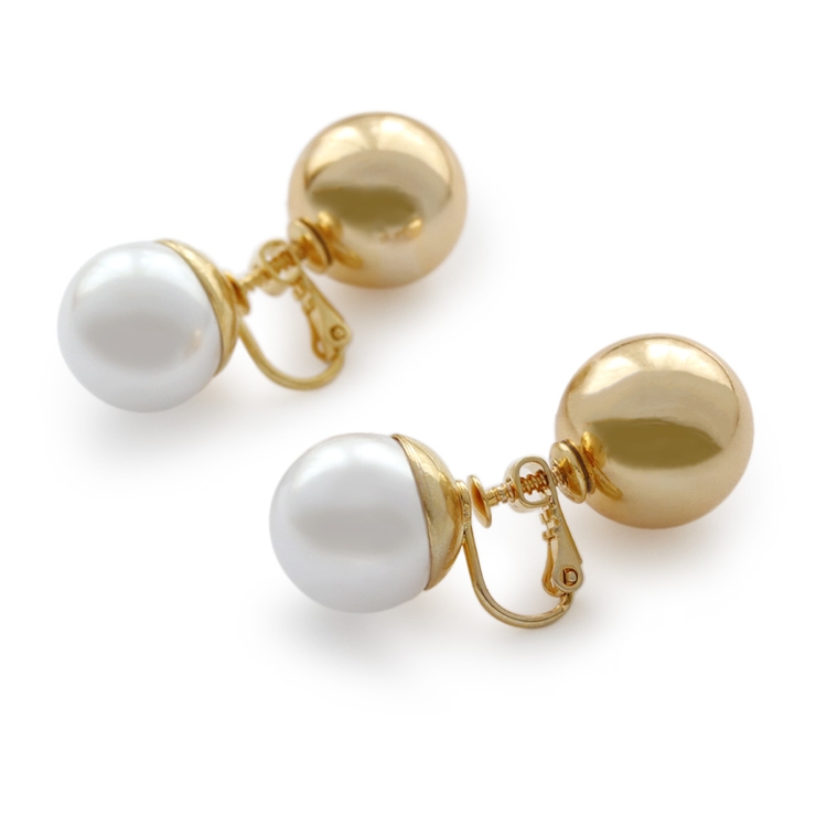 【イヤリング】パール | ピアス イヤリング 金属アレルギー | Jewel vox