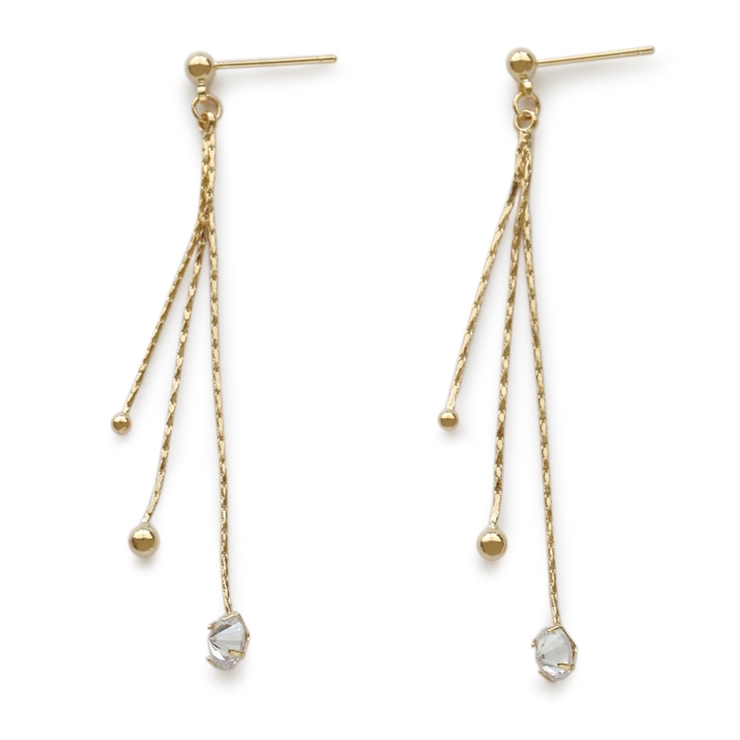 【B】ゴールド | ピアス 金属アレルギー レディース | Jewel vox