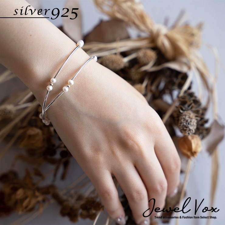 SILVER925 PEAL DESIGN BRACELET/シルバー/ブレス