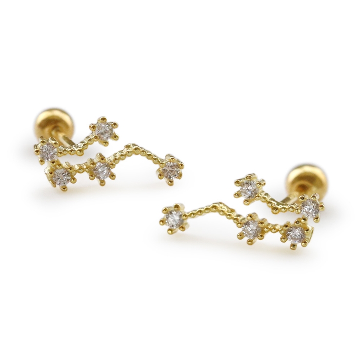 みずがめ座 | ピアス レディース 星座 | Jewel vox