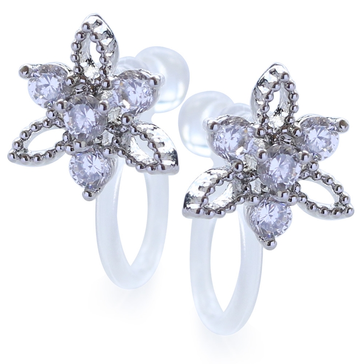 【イヤリング】Bシルバー | ピアス イヤリング レディース | Jewel vox