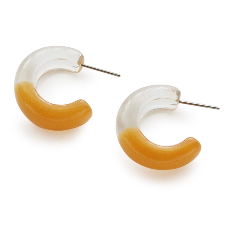 オレンジ | ピアス レディース チタンポスト | Jewel vox