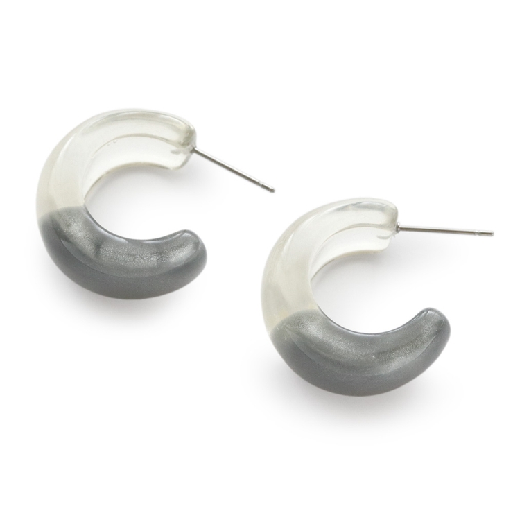 グレー | ピアス レディース チタンポスト | Jewel vox