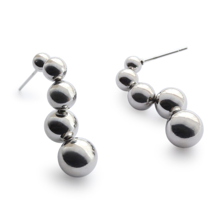 シルバー | ピアス ステンレス製 レディース | Jewel vox