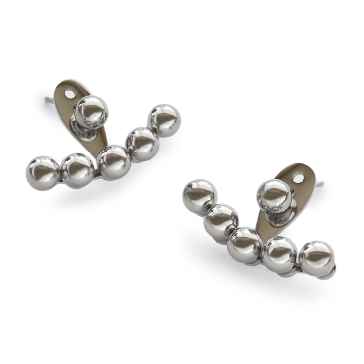 シルバー | ピアス ステンレス製 レディース | Jewel vox