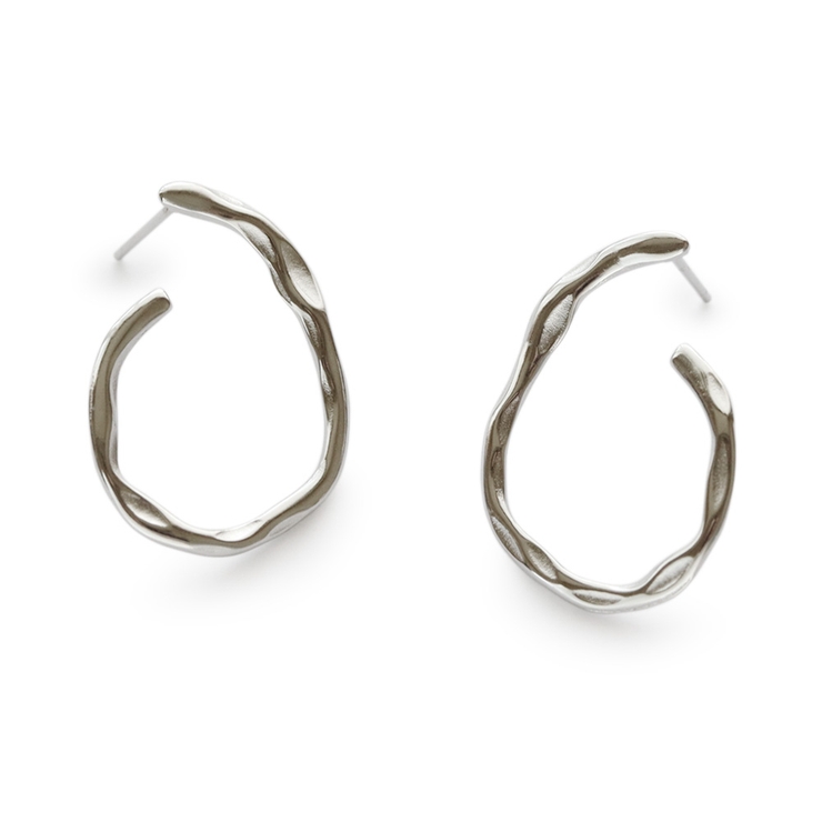 シルバー | ピアス 金属アレルギー ステンレス製 | Jewel vox