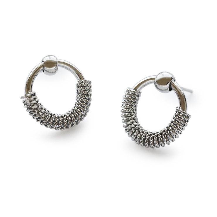 シルバー | ピアス ステンレス製 レディース | Jewel vox