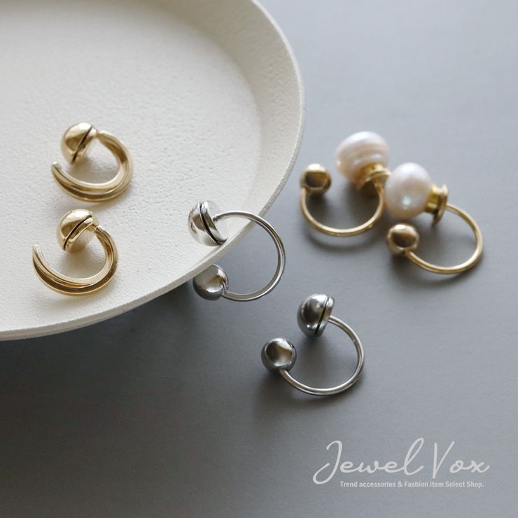 イヤリング マグネット 金属アレルギー | Jewel vox | 詳細画像1 