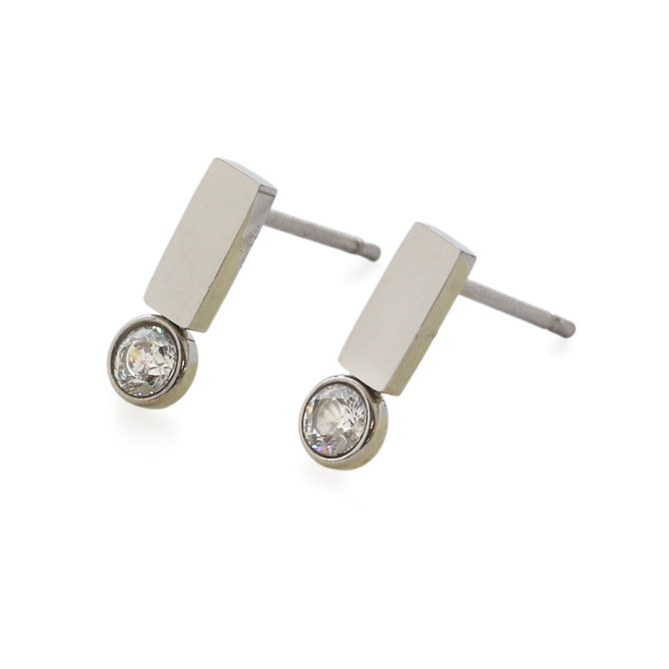 シルバー | ピアス ステンレス製 レディース | Jewel vox