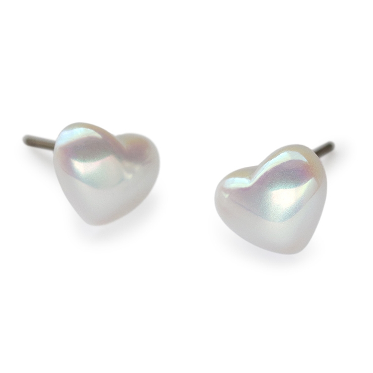 【Sサイズ】ホワイト | ピアス レディース 金属アレルギー | Jewel vox