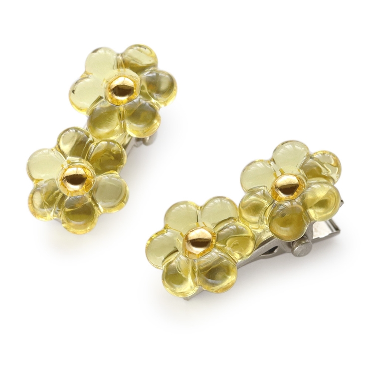 イエロー | ヘアクリップ クリップ ヘアアクセ | Jewel vox