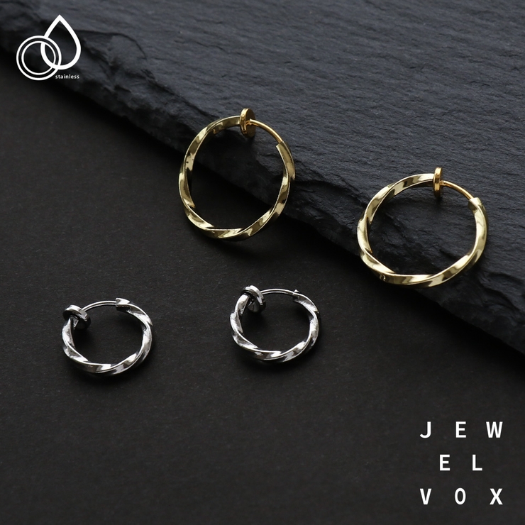イヤリング ステンレス製 レディース | Jewel vox | 詳細画像1 