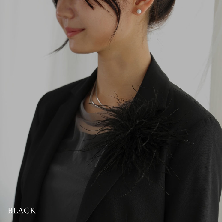 コサージュ ブローチ フェザー | Jewel vox | 詳細画像4 