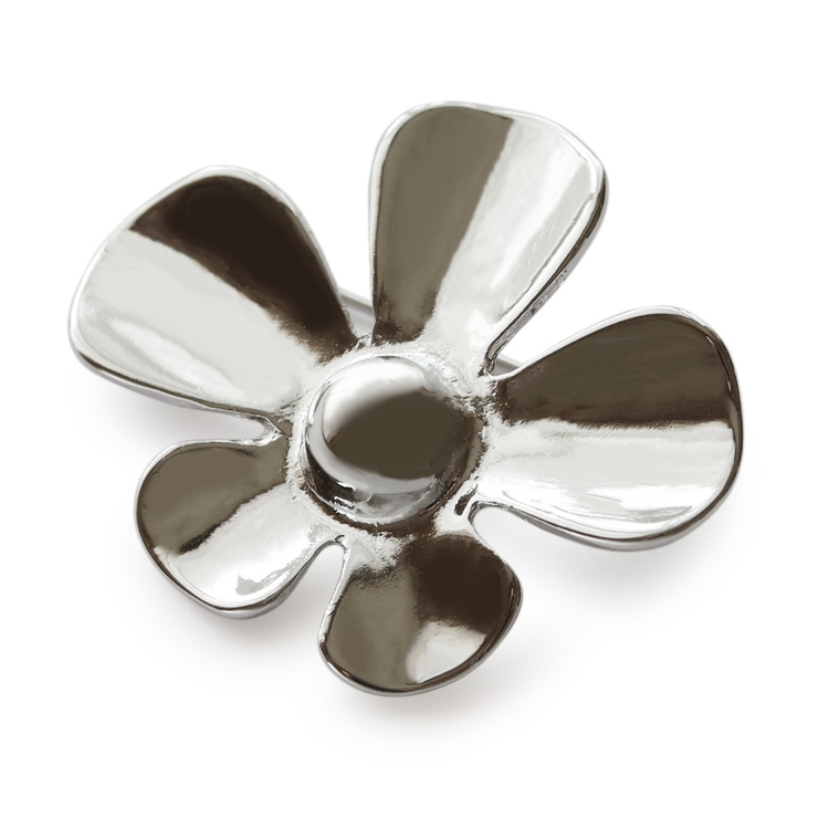 【フラワー】シルバー | ブローチ キルトピン ストールピン | Jewel vox