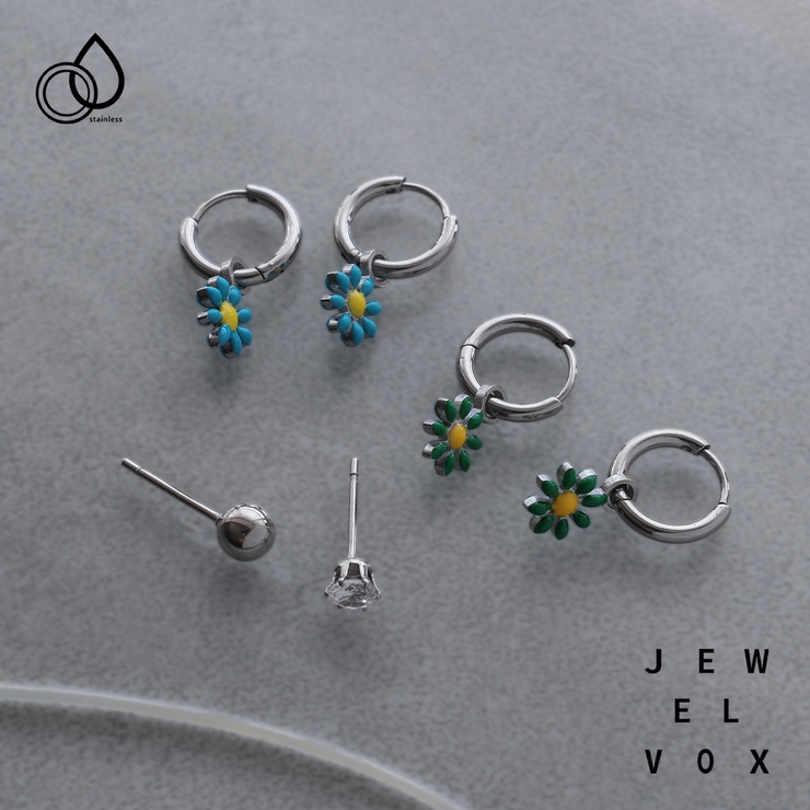 ピアス ステンレス製 金属アレルギー | Jewel vox | 詳細画像1 