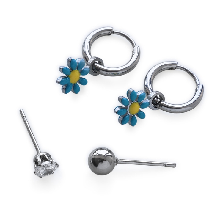 ブルー | ピアス ステンレス製 金属アレルギー | Jewel vox