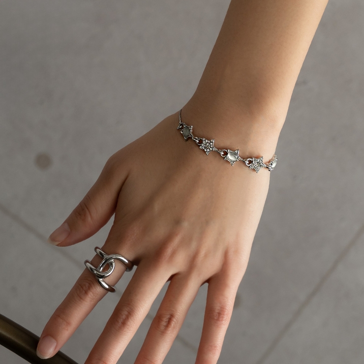 ブレスレット ステンレス レディース[品番：VX000008660]｜Jewel