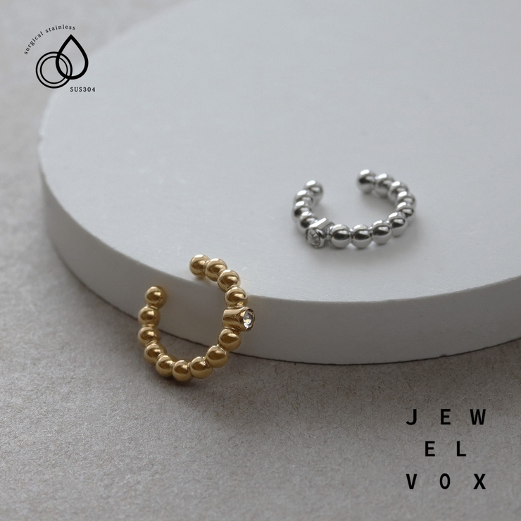 イヤーカフ 片耳 ステンレス製 | Jewel vox | 詳細画像1 