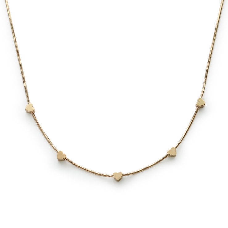 【ハート】ゴールド | ネックレス ニッケルフリー 金属アレルギー | Jewel vox