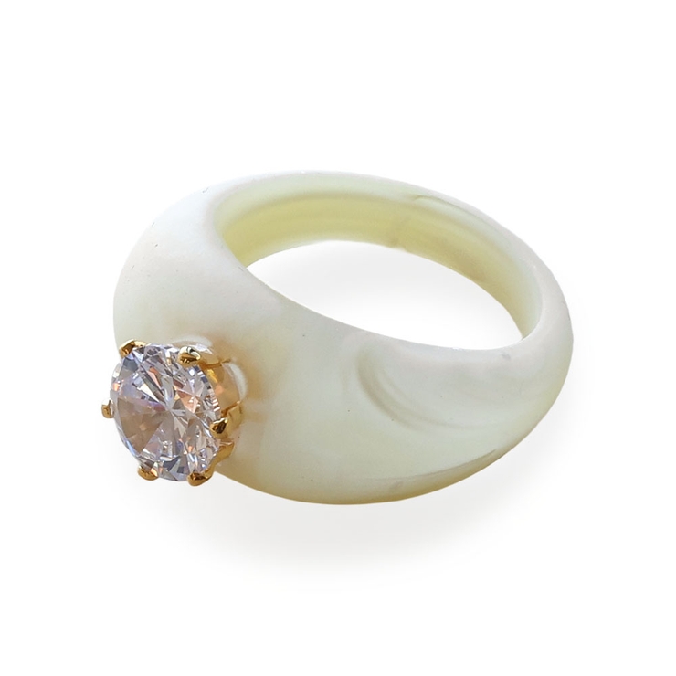 【サークル】ホワイト | リング 指輪 レディース | Jewel vox